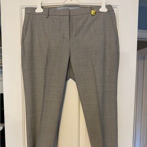 Theory Gray Cropped Ankle Pants